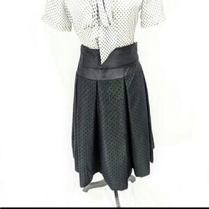 Charles Nolan Mesh Polka Dot Skirt